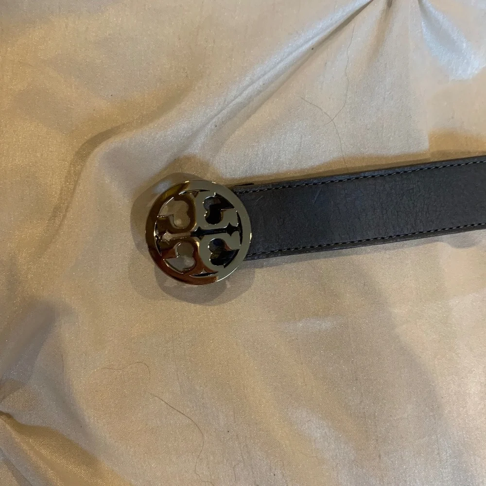 Tory Burch Gray Leather Belt sz XS Tory Burch Women main image 4